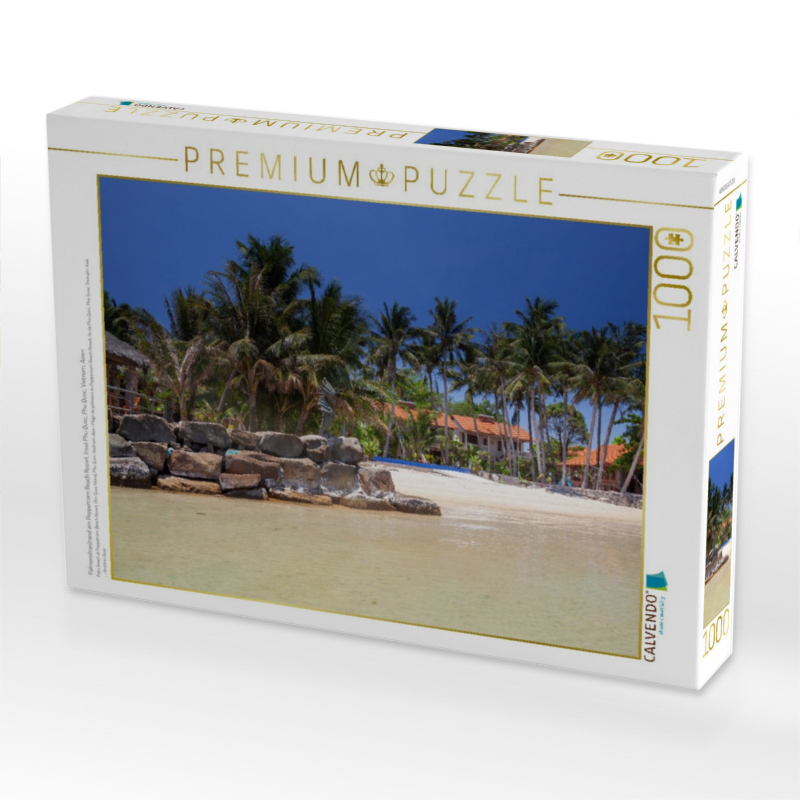 Palmenstrantrand am Peppercorn Beach Resort, Insel Phu Quoc, Phu Quoc, Vietnam, Asien