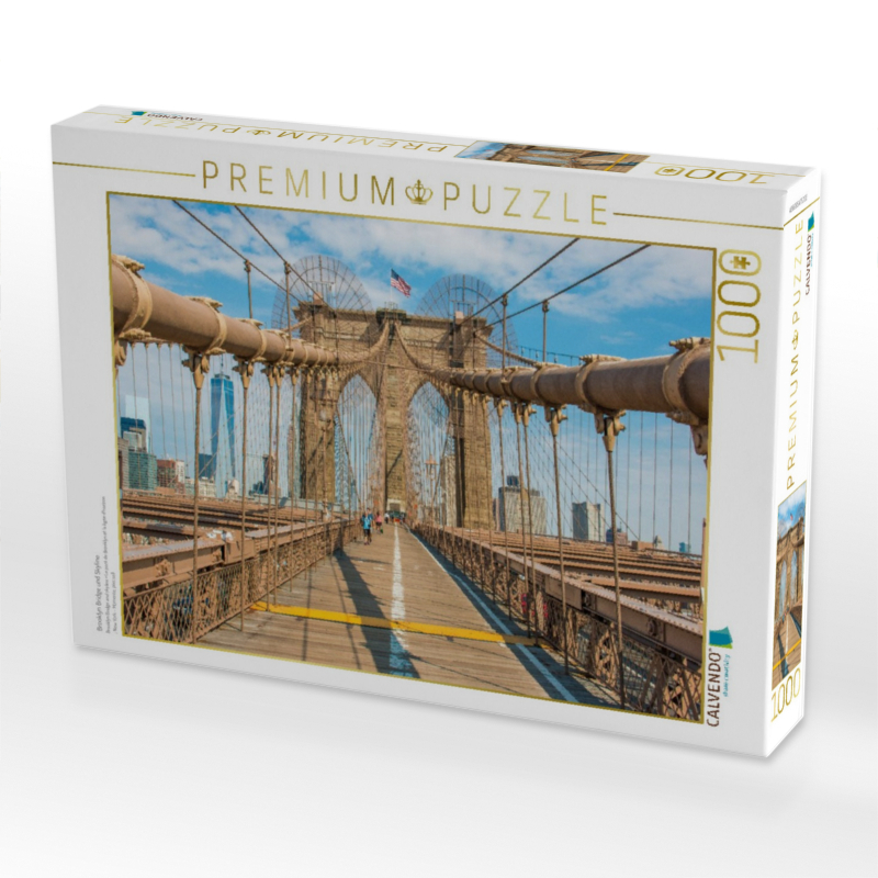Brooklyn Bridge und Skyline