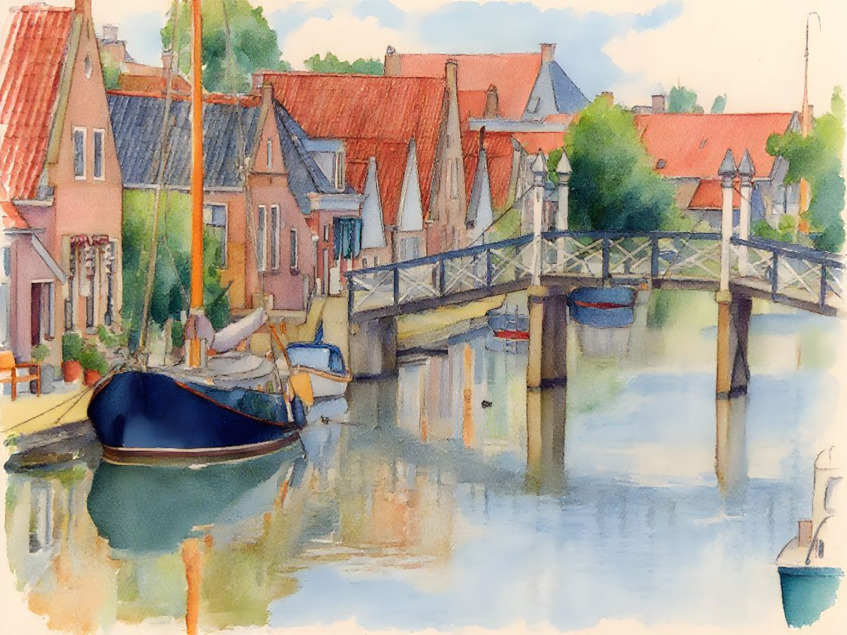 Idylle in Hindeloopen