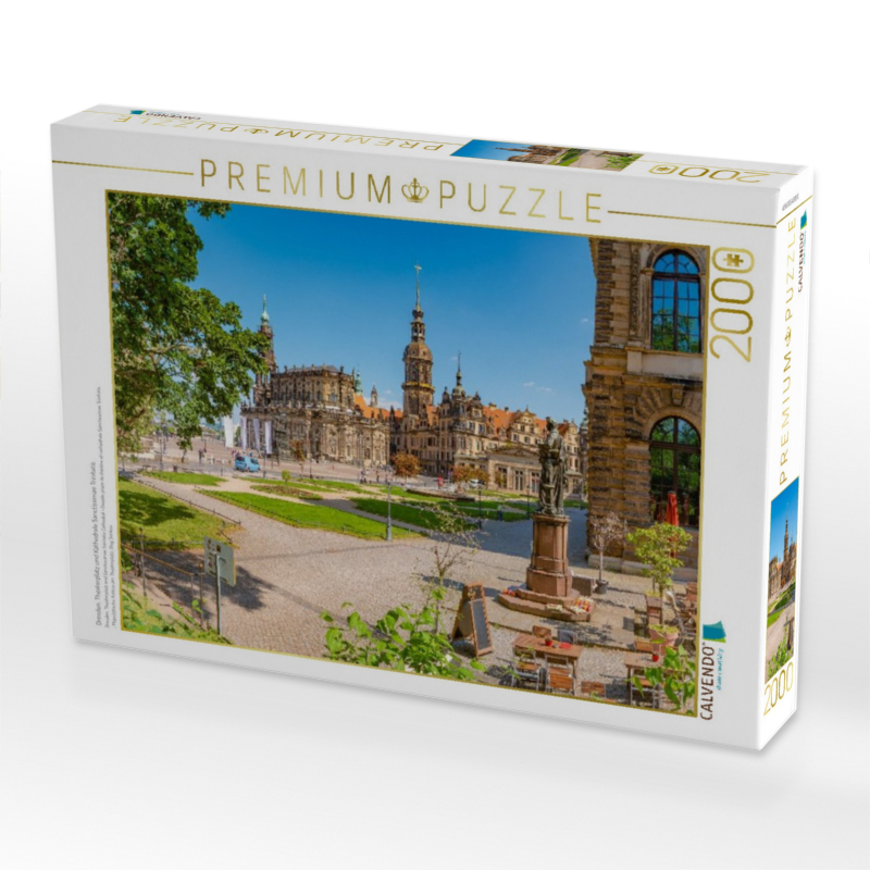 Dresden, Theaterplatz und Kathedrale Sanctissimae Trinitatis