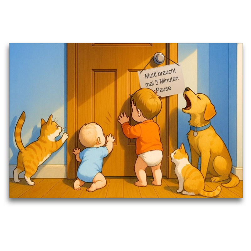 Wenn Mutti mal kurz auf Toilette ist