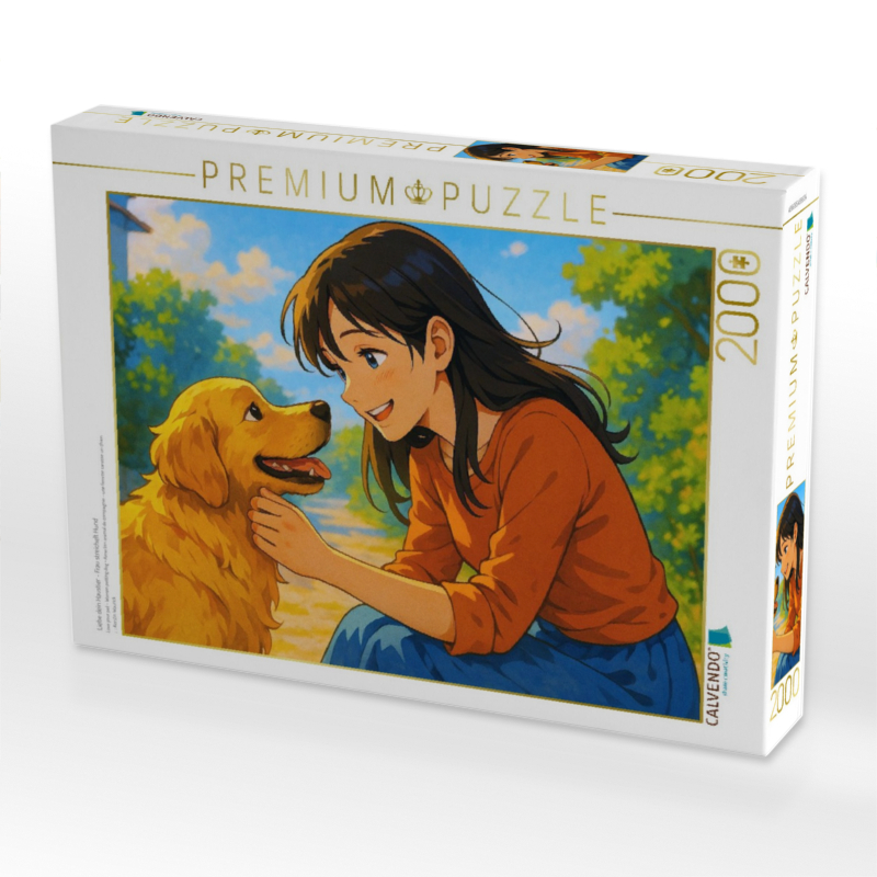 Liebe dein Haustier - Frau streichelt Hund