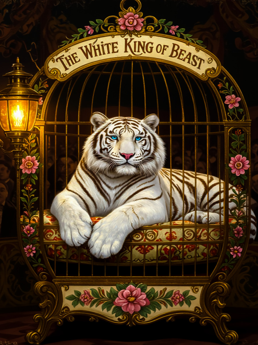 Der Albino Tiger