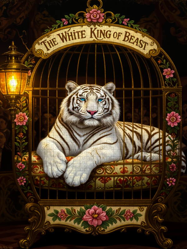 Der Albino Tiger