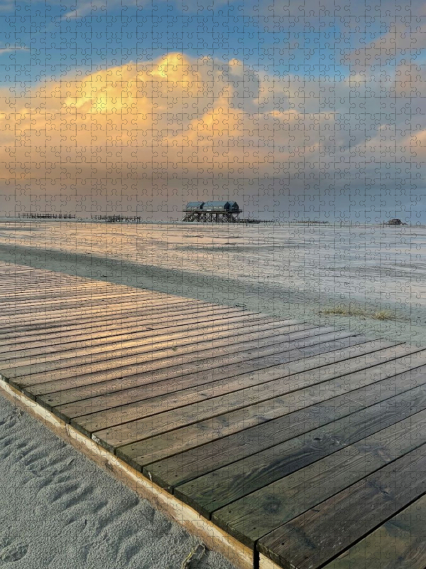 Holzweg zum Ordinger Strand