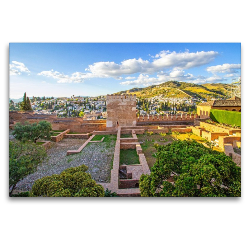 Schöner Panoramablick von der Alhambra