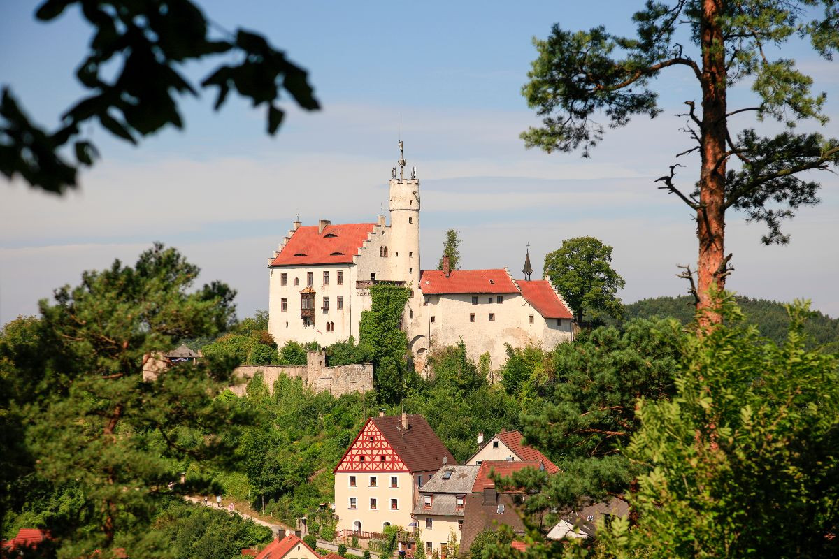 Blick auf Burg Gößweinstein