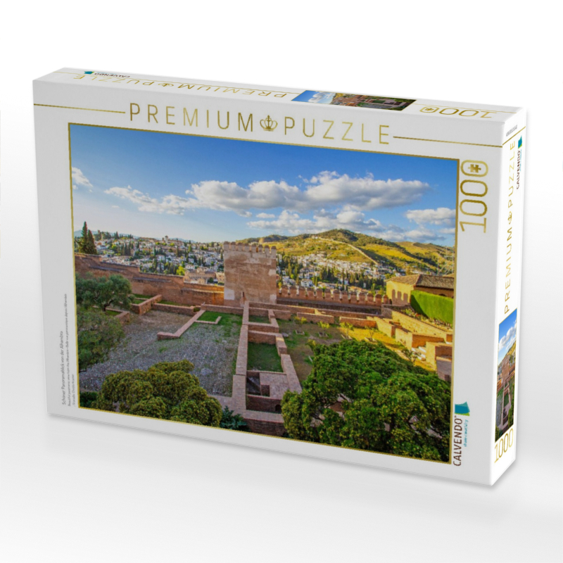 Schöner Panoramablick von der Alhambra