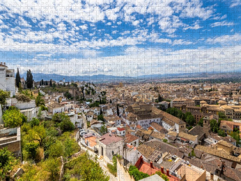 Der Blick auf die Altstadt Granada