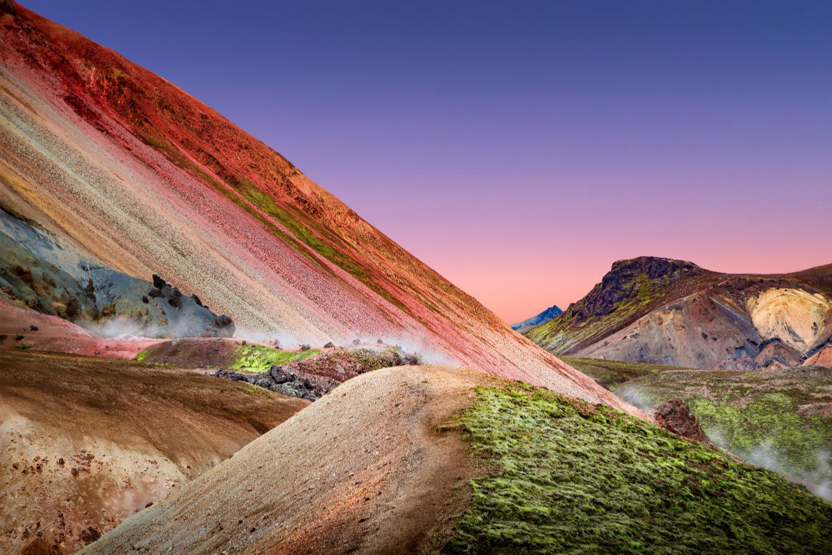 Island, Landmannalaugar: Regenbogenberge