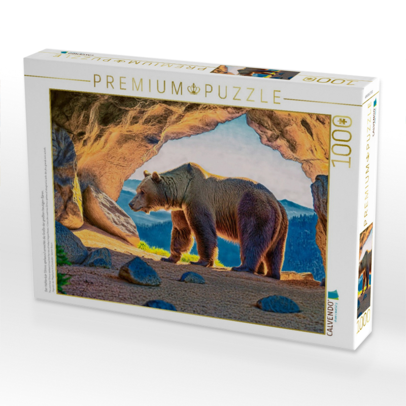 Der Höhlenbär (Ursus spelaeus) erreichte die Größe der größten heutigen Bären.