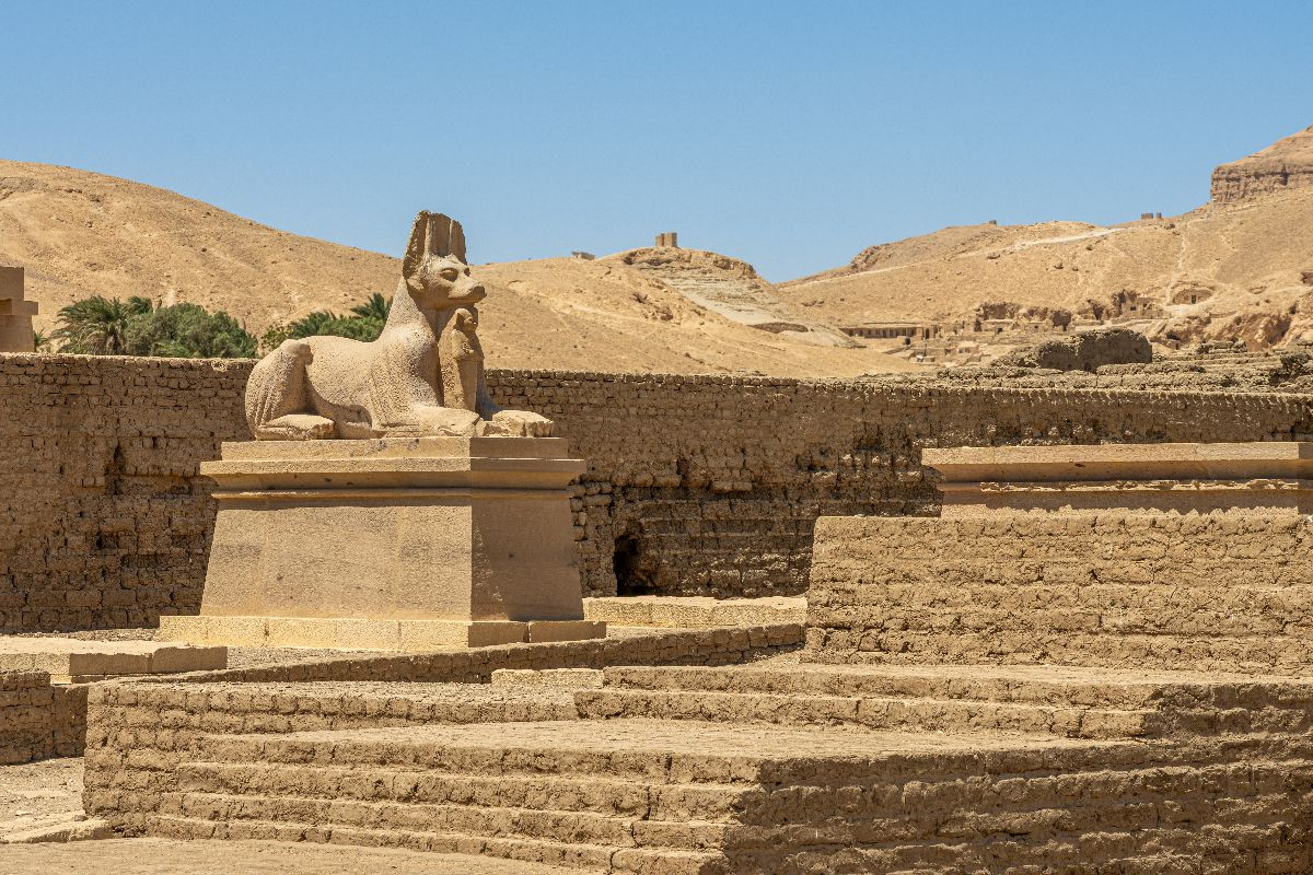 Wächter im Tempel von Ramses dem Großen