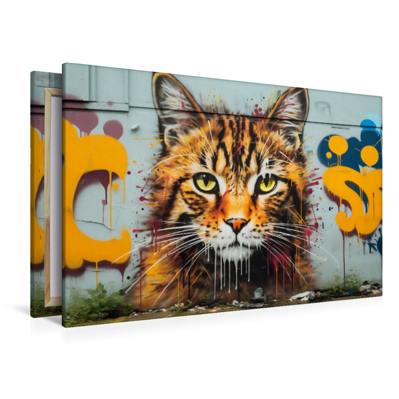 Ein Motiv aus dem Kalender 'Graffiti Katzen'