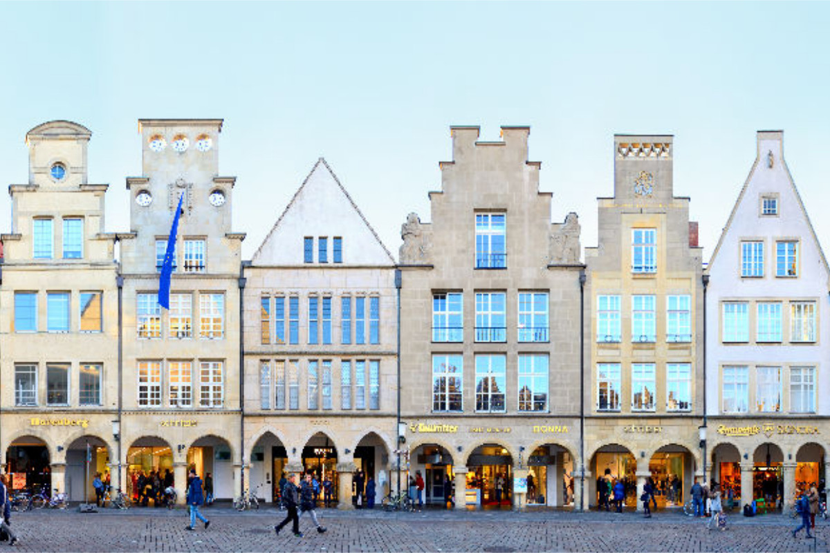 Münster Prinzipalmarkt Panorama