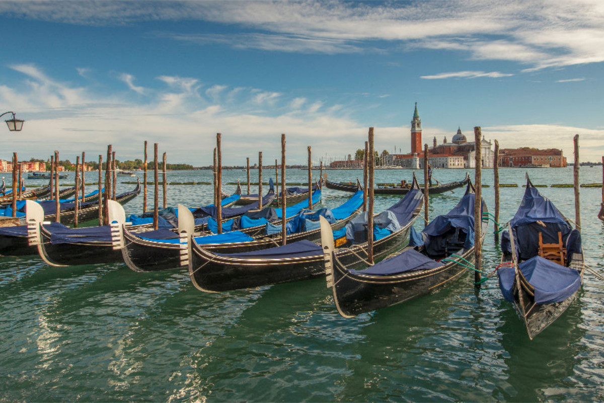 Gondel, altes venezianisches Boot