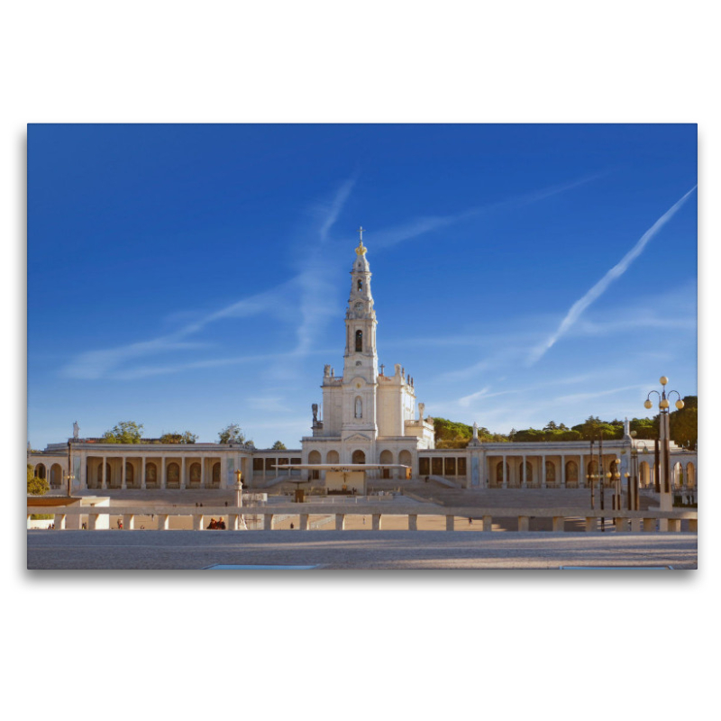 Die monumentale Rosenkranzbasilika in Fatima