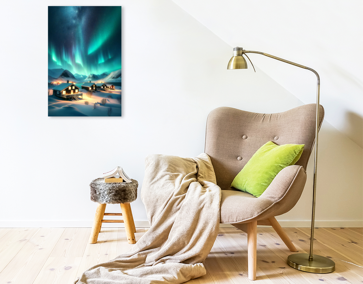 Aurora über Norwegen: Ein Wintermärchen
