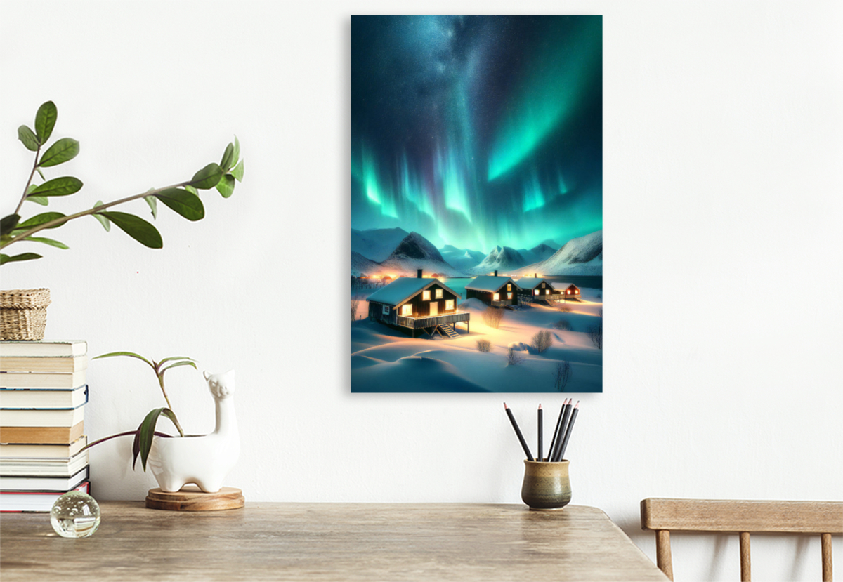 Aurora über Norwegen: Ein Wintermärchen