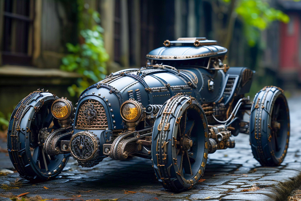 Ein Motiv aus dem Kalender Steampunk Vehicles