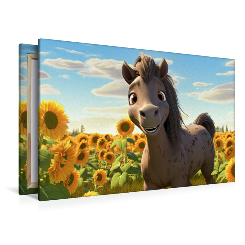 Pony Lorenzo liebt Sonnenblumen