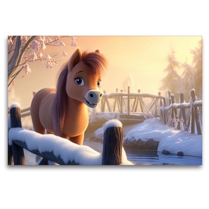 Pony Bella im Winter