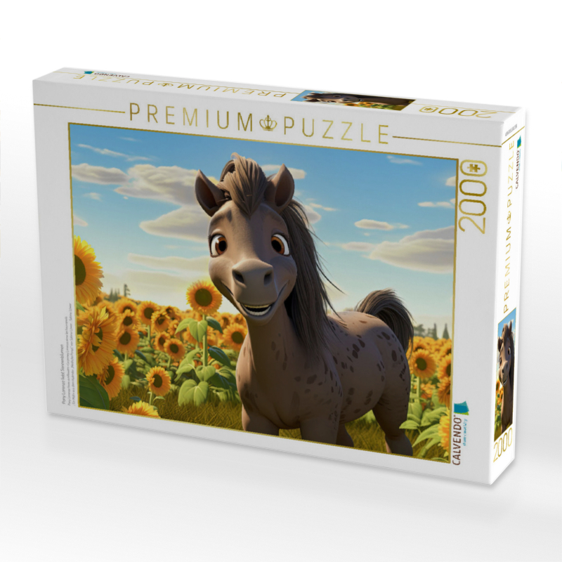 Pony Lorenzo liebt Sonnenblumen