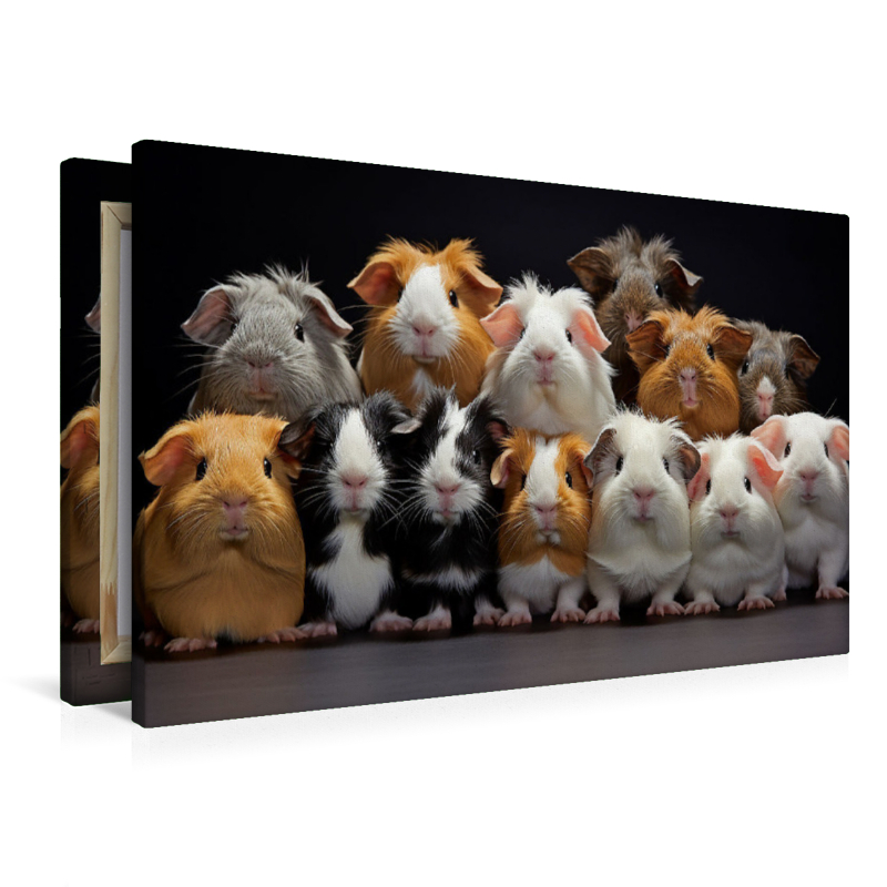Meerschweinchen übereinander