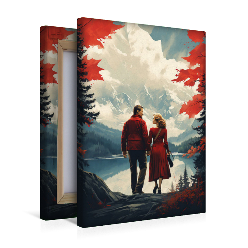 Ich denke oft an Kanada - historisches Filmplakat zu einem Film, der nie gedreht wurde