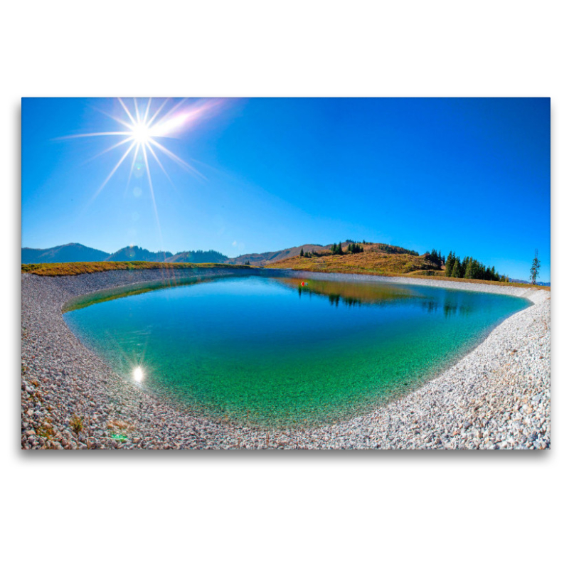 Der Speichersee in Mühlbach am Hochkönig