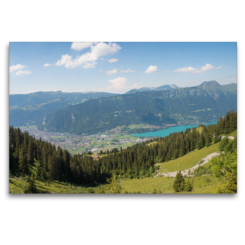 Aussicht von der Schynigen Platte auf Interlaken und Brienzersee