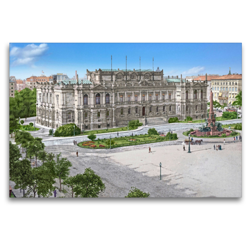 Leipzig - Bildermuseum am Augustusplatz um 1900