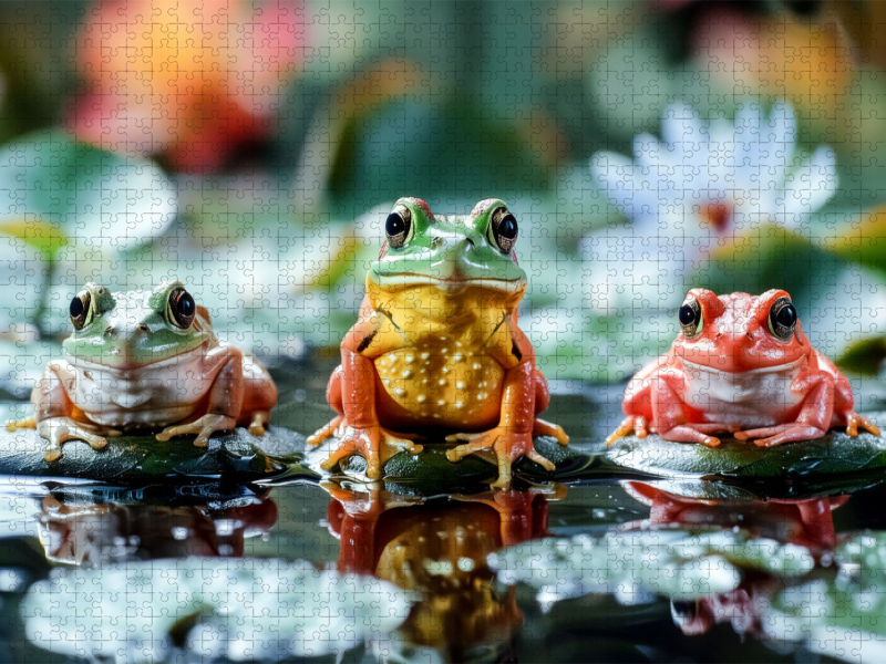 Im Teich des Lebens schwimmen auch die Frösche nach oben