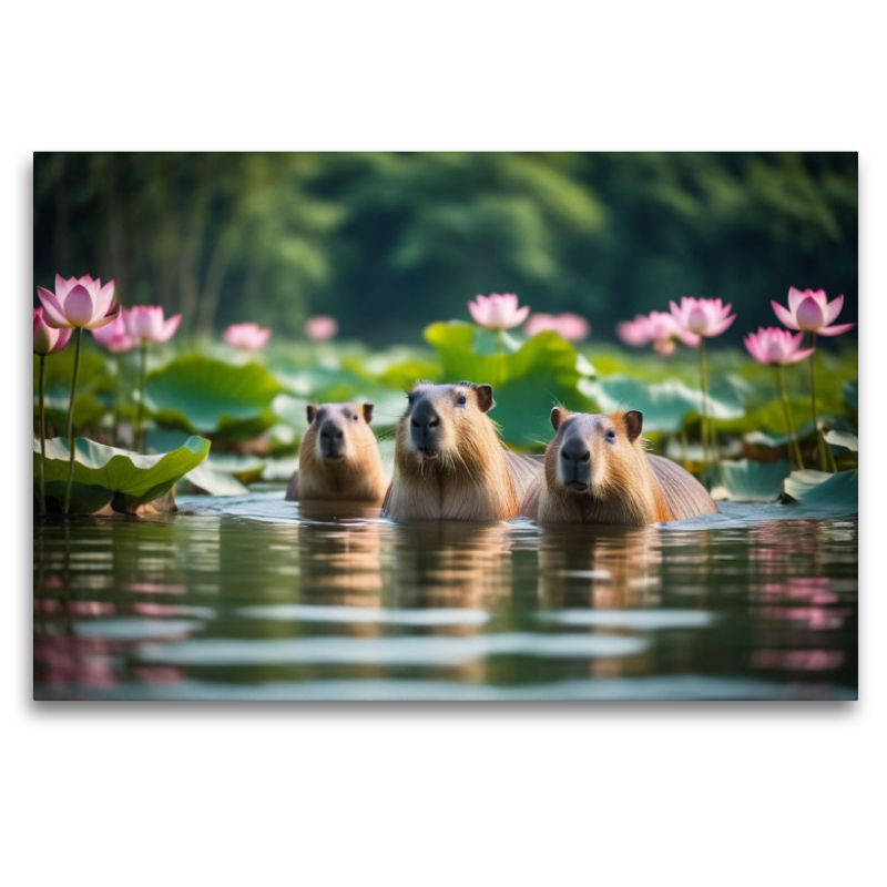 Capybaras - Wasserschweine in ihrem Element