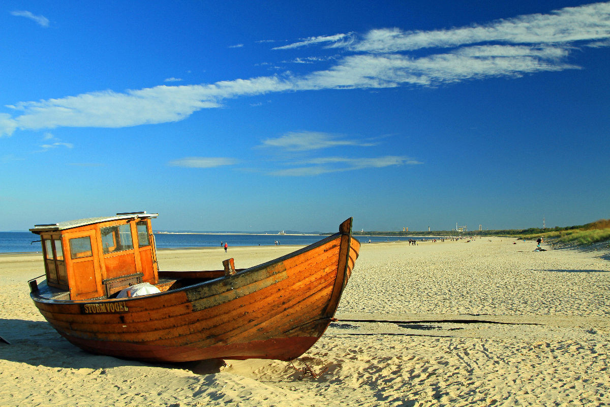 Am Strand von Ahlbeck