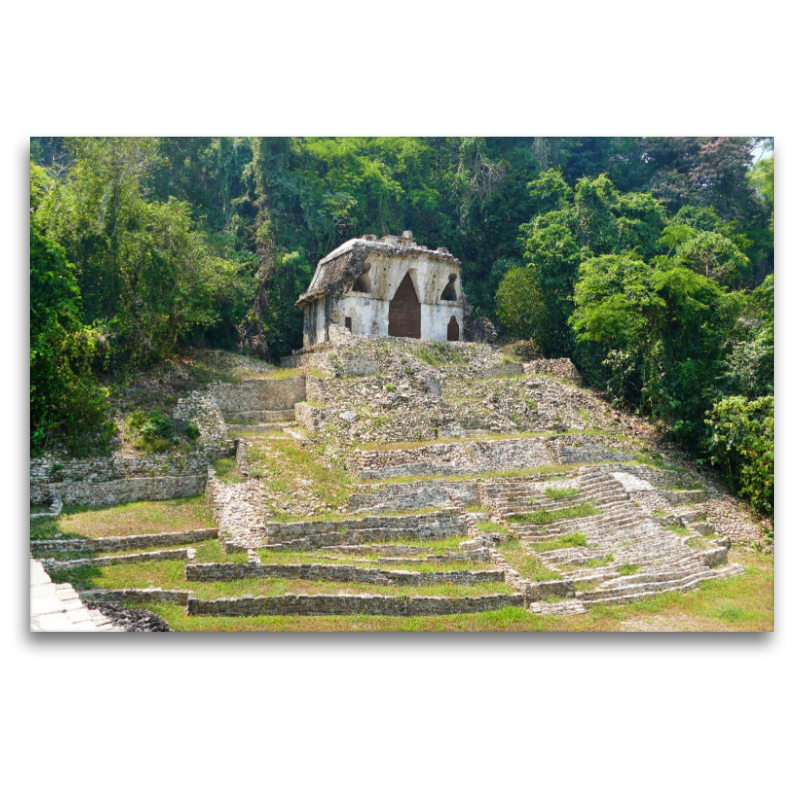 Palenque, Templo de la Cruz de Hoja (Blätterkreuztempel)