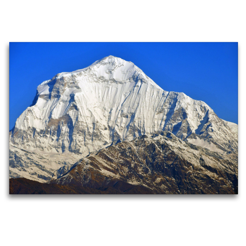 Blick vom Poon Hill (3210 m) auf den Himalayariesen Dhaulagiri (8167 m)