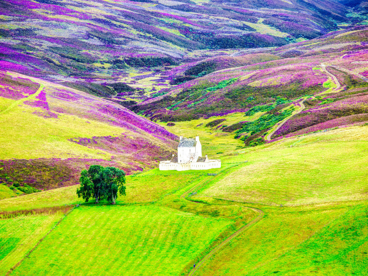 Corgarff Castle in Aberdeenshire in Schottland