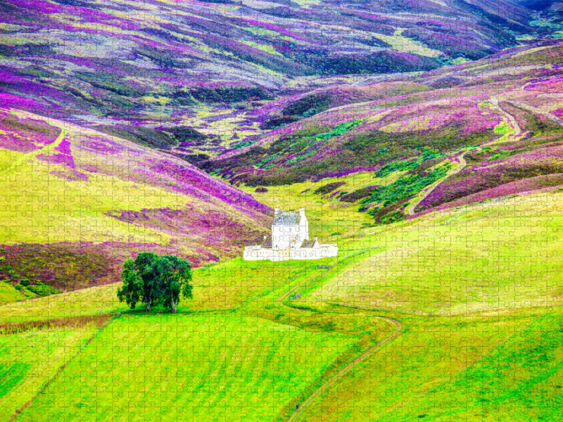 Corgarff Castle in Aberdeenshire in Schottland