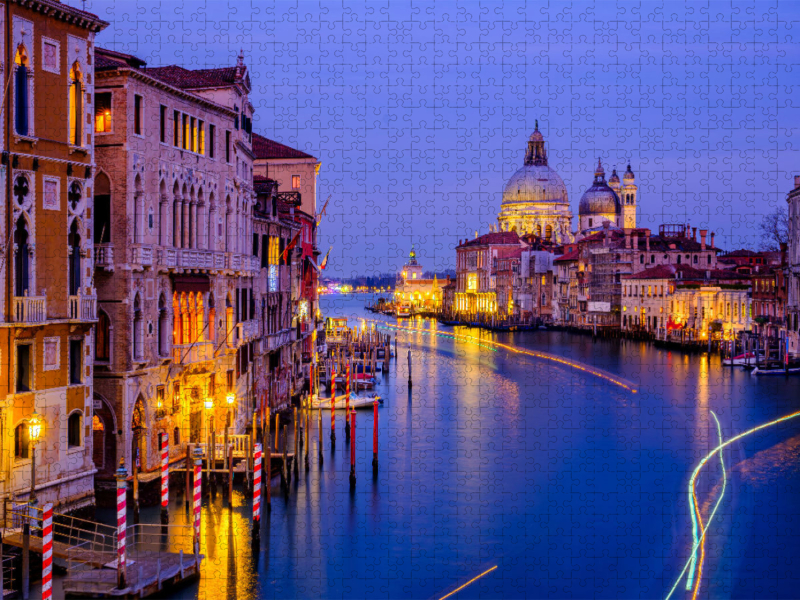 Canal Grande mit Basilica di Santa Maria della Salute