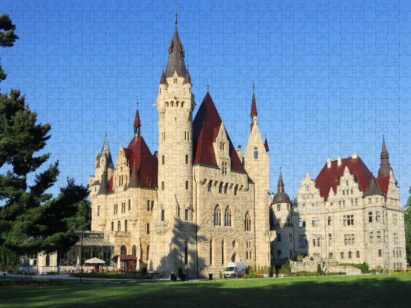 Schloss Moschen (Moszna Zamek) im südlichen Polen