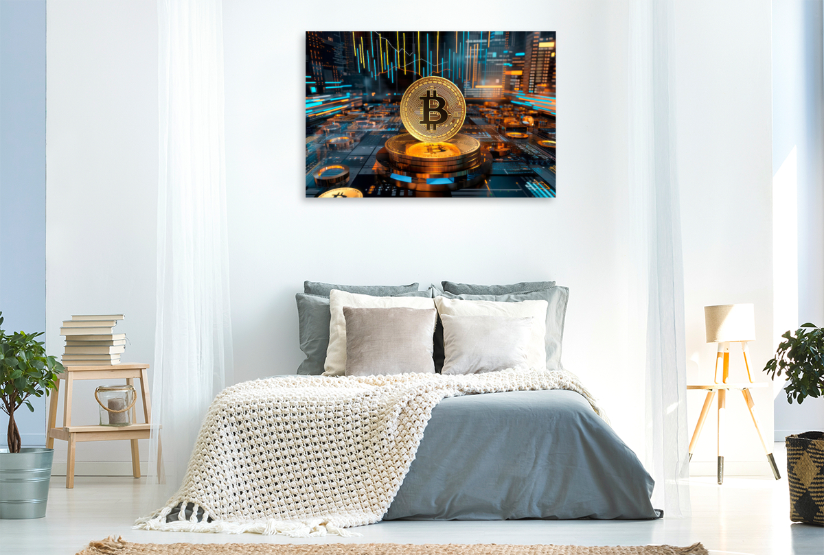 KRYPTO KUNST Bitcoin und Charts