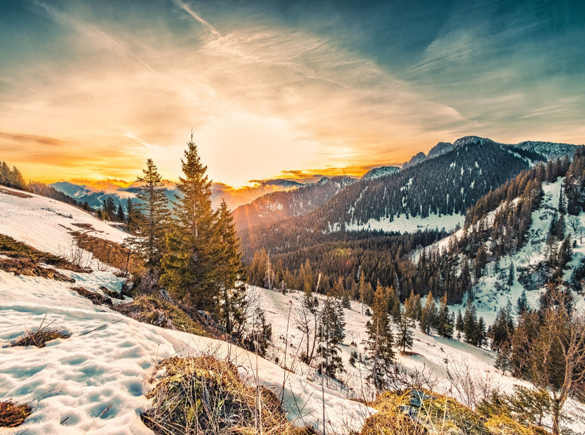 Bergblick am Wallberg