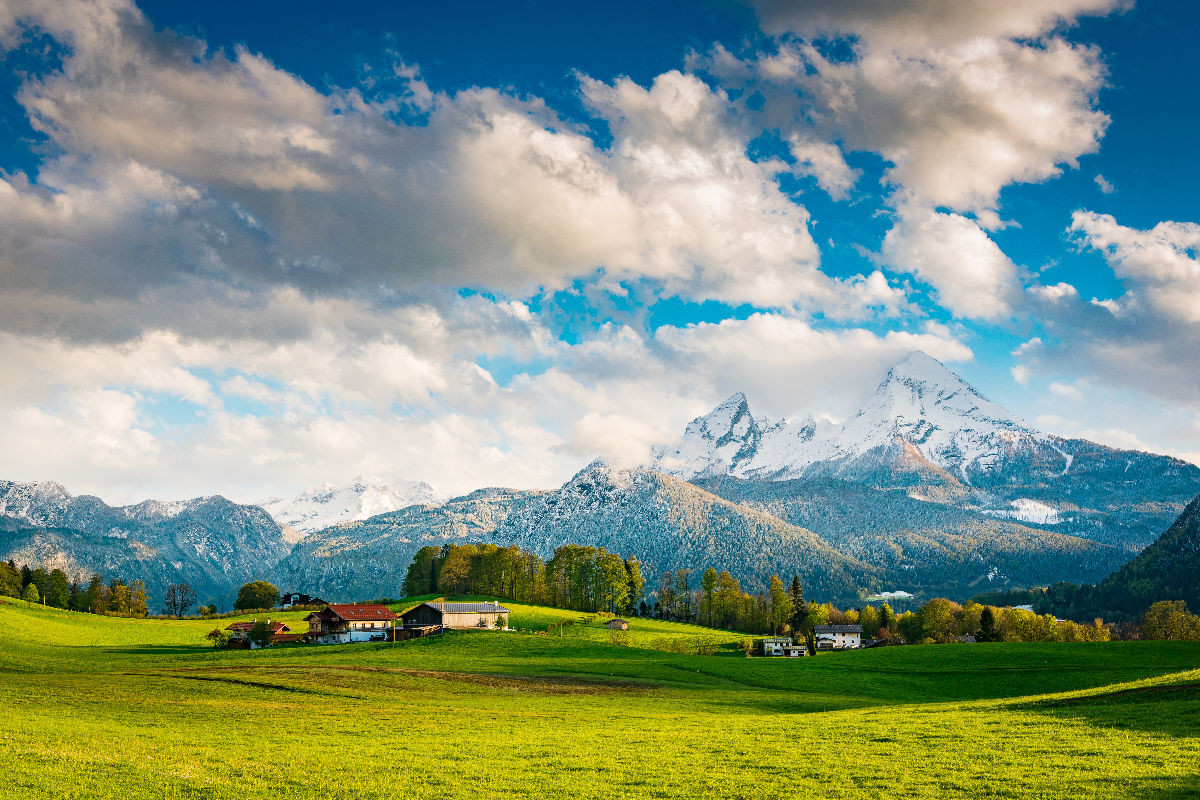 Watzmann im Frühling