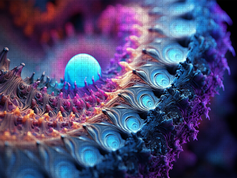 Mandelbrot Fraktal 3D Interpretation