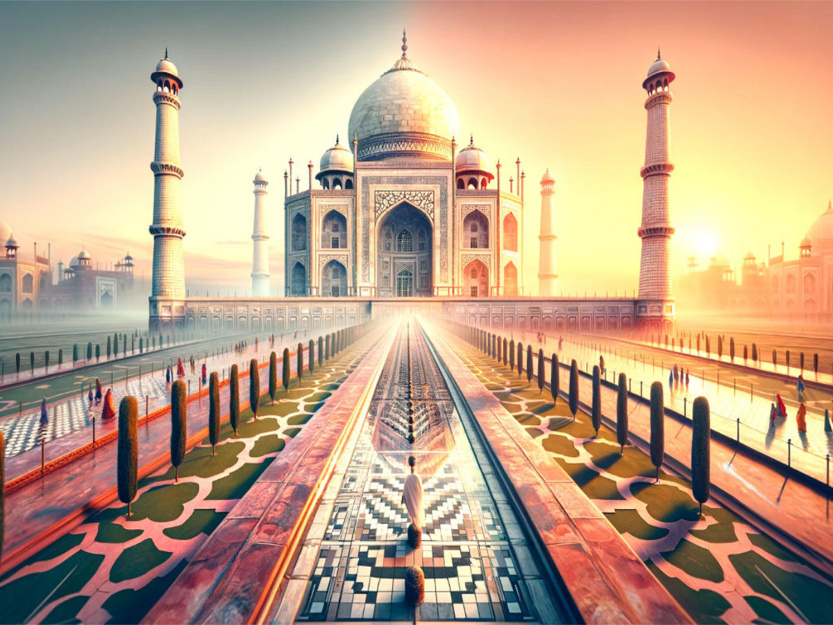 Taj Mahal - Monument der ewigen Liebe (Neues Weltwunder) in Indien