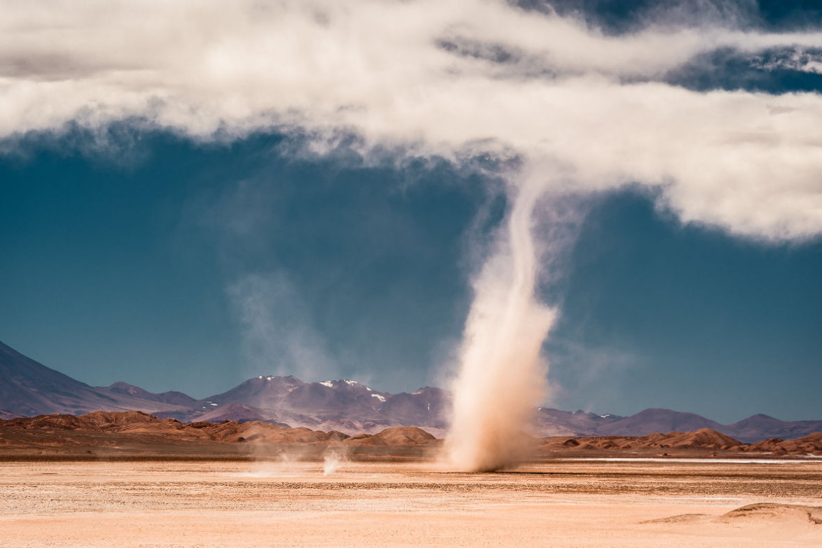 Argentinischer 'Dust Devil'