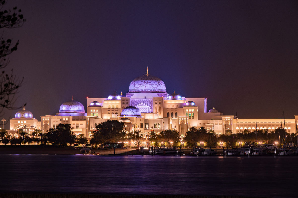 Qaṣr Al-Waṭan Präsidentenpalast in Abu Dhabi