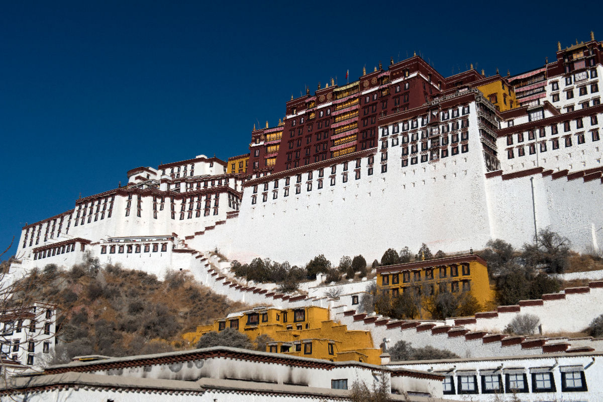 Tibet - Kloster und Landschaft