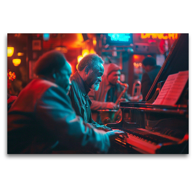 Kreatives Spiel im Jazzclub - Klavier Musik