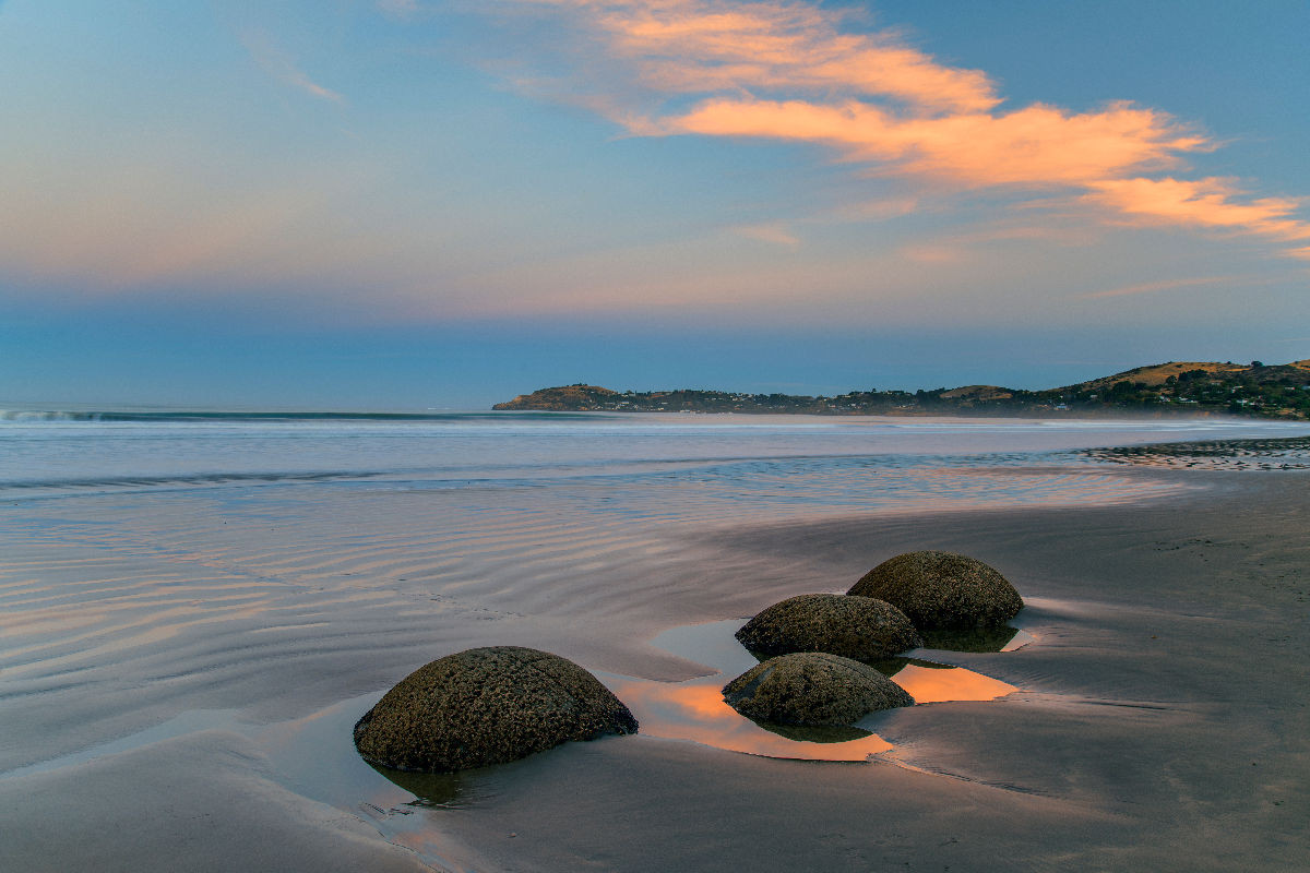 Moeraki Boulders, Südinsel, Neuseeland